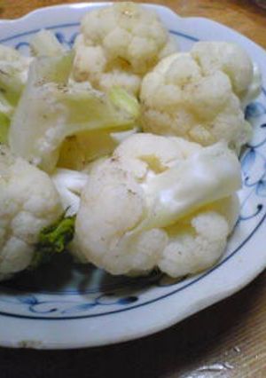 レンジde温野菜✿ｶﾘﾌﾗﾜｰは塩胡椒で-レシピのメイン写真