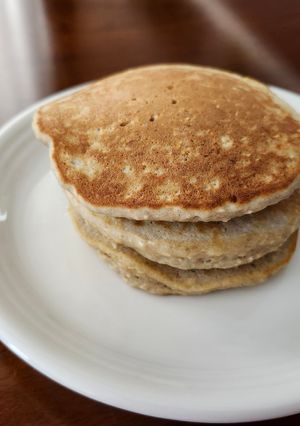 BPなし☆バナナオートミールパンケーキ-レシピのメイン写真