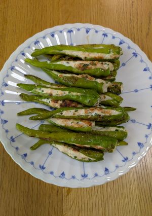 ししとうがらしの肉詰め-レシピのメイン写真