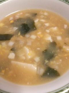 優しい味♪お豆腐とワカメの中華スープ-レシピのメイン写真