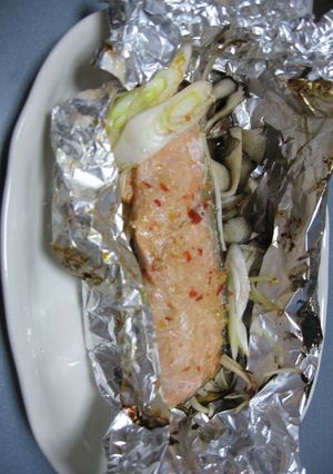 簡単なタレで鮭のホイル焼き-レシピのメイン写真