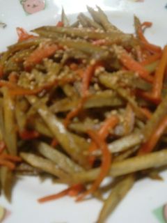 ラー油で☆簡単きんぴらごぼう-レシピのメイン写真