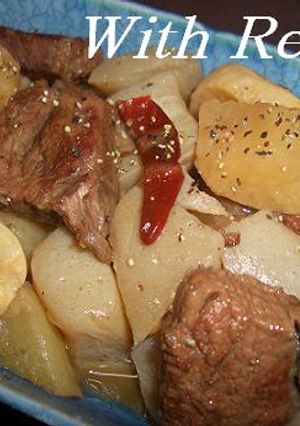 韓国風牛肉と大根の煮込み-レシピのメイン写真