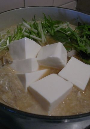 胃に優しい♪お夜食豆乳鍋-レシピのメイン写真