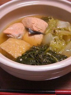 鮭鍋♥味噌バター味-レシピのメイン写真
