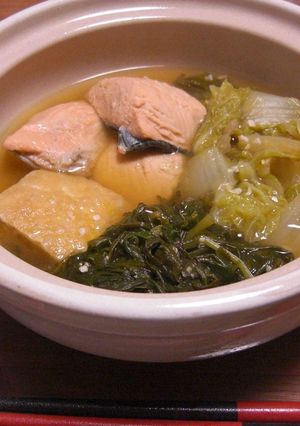 鮭鍋♥味噌バター味-レシピのメイン写真