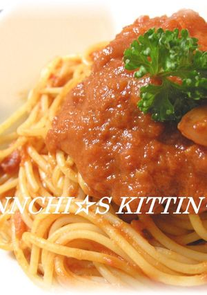 ウィンナー＆トマトソースのスパゲティ☆-レシピのメイン写真