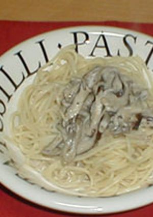 ポルチ風きのこクリームパスタ-レシピのメイン写真