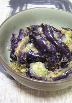 裏技♪ レンジ チンで色鮮やか♪ 紫茄子-レシピのメイン写真