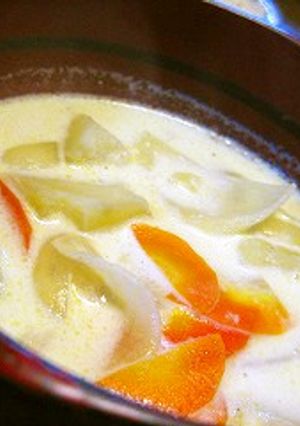 お肉なしでホットミルクスープ！-レシピのメイン写真