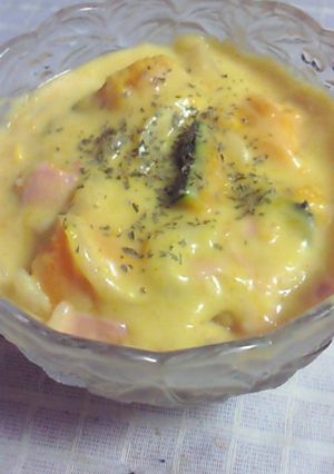 ｺﾝﾎﾟﾀで♪簡単かぼちゃシチュー-レシピのメイン写真
