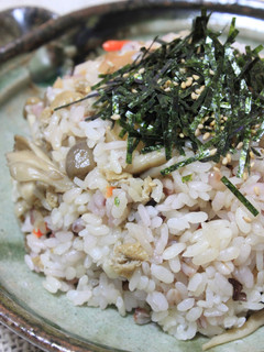 すし太郎で きのこと油揚げのちらし寿司。-レシピのメイン写真
