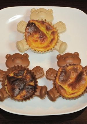 パンプキンチーズカップケーキ-レシピのメイン写真