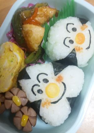 おむすびまんとこむすびまん☆キャラ弁☆-レシピのメイン写真