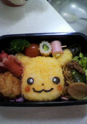ピカチュウキャラ弁-レシピのメイン写真