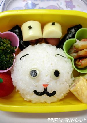 キャラ弁**ななみちゃん**-レシピのメイン写真