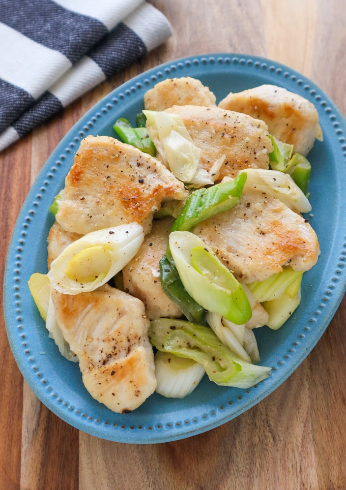 やみつき♡鶏むね肉と長ねぎの塩レモン炒め-レシピのメイン写真