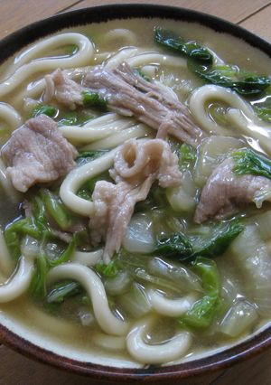 体ぽっかぽか！豚肉と白菜のあんかけうどん-レシピのメイン写真
