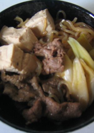 簡単すき焼き風　肉豆腐-レシピのメイン写真