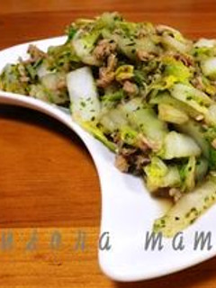 なんて手抜き?!簡単すぎる白菜炒め-レシピのメイン写真