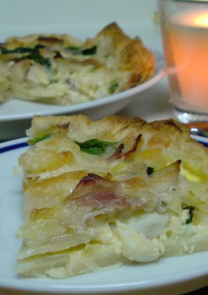 簡単キッシュ　パイシートで。▲生クリーム-レシピのメイン写真