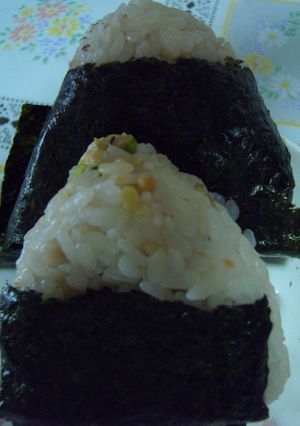 ねぎ味噌チーズのおにぎり-レシピのメイン写真