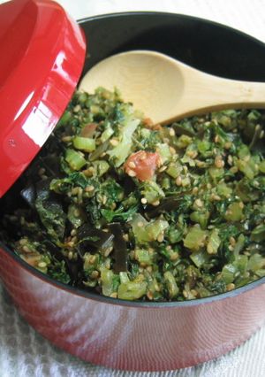 大根葉の梅・昆布ふりかけ♪-レシピのメイン写真