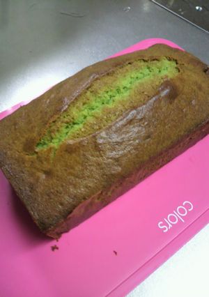ホットケーキMIXで青汁パウンドケーキ-レシピのメイン写真