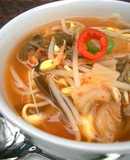 conju韓国料理♪キムチ豆モヤシスープ