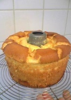 スライスチーズ☆ほんのりチーズシフォン-レシピのメイン写真