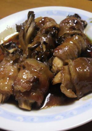 豚バラ舞茸巻き-レシピのメイン写真