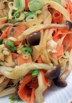 パスタ風大根のバター醤油ソテー-レシピのメイン写真