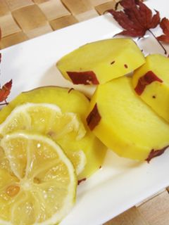 残りもん「さつまいものレモン煮」-レシピのメイン写真