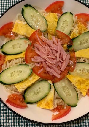 我が家流・冷やし中華（盛り付けアレンジ-レシピのメイン写真