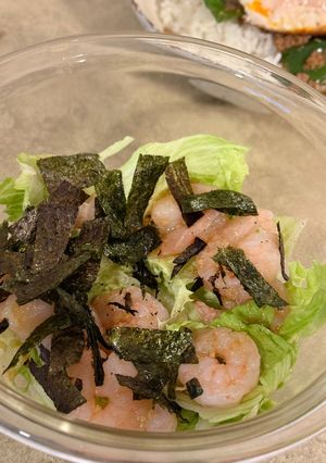 エビとレタスのチョレギサラダ|簡単-レシピのメイン写真