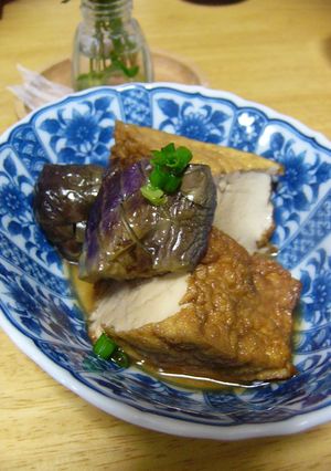 大人気☆厚揚げとトローリなすの煮物-レシピのメイン写真