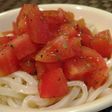イタリアーンな◎冷製トマトうどん