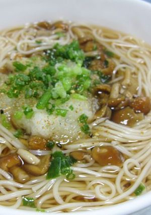 なめこと大根おろしでさっぱりにゅうめん☆-レシピのメイン写真
