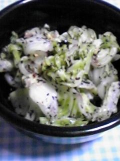 キャベツの塩昆布ゆかり和え-レシピのメイン写真