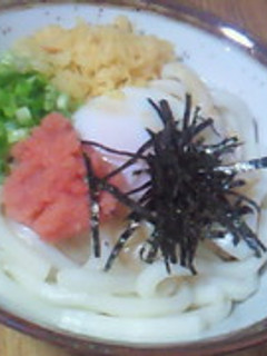 明太釜玉うどん-レシピのメイン写真