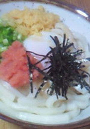 明太釜玉うどん-レシピのメイン写真