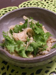 わさび菜とえのきのお浸し-レシピのメイン写真