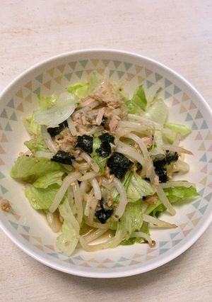 もやしとレタスのツナサラダ。-レシピのメイン写真