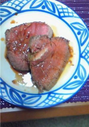 簡単和風ローストビーフ記念日にどうぞ-レシピのメイン写真