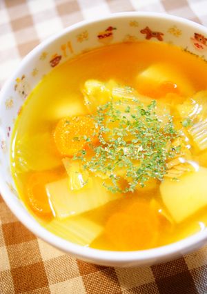 ✿食べる野菜スープ*和風カレー味✿-レシピのメイン写真