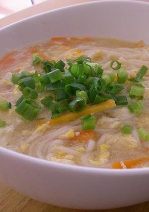 やさしいお味☆かきたまうどん風冷麦-レシピのメイン写真