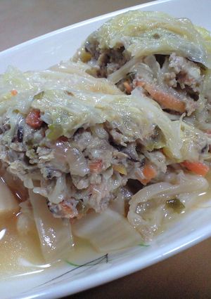 白菜の重ね蒸し焼き-レシピのメイン写真