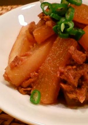 柱大根とシーチキンのバター醤油煮-レシピのメイン写真