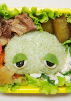 デビガチャ＆デビムックのお弁当✿キャラ弁-レシピのメイン写真