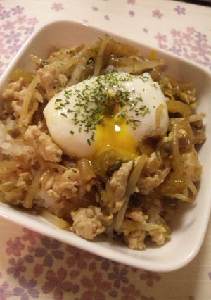 高菜とザーサイの丼-レシピのメイン写真